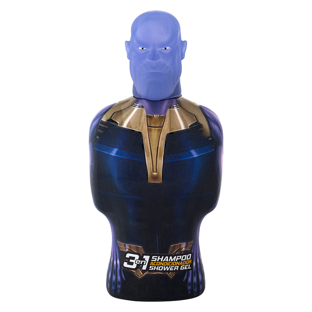 Shampoo Thanos Avengers 350ml 3 en 1- Caja 12 Unidades