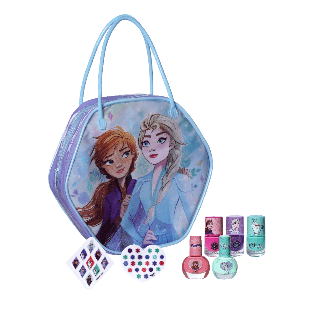 Caja 6 Unidades - Set Maquillaje Para Niña Cartera Frozen