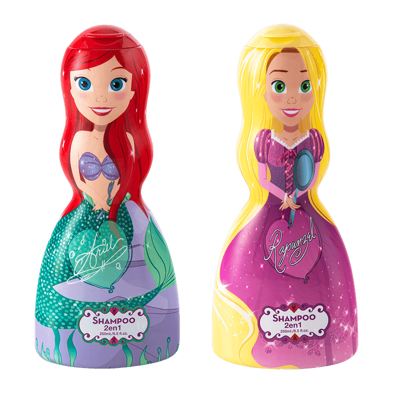 Champú Princesas Y Frozen 300 Ml – Mildes Shampoo Für Kinder Mit Disney-Motiven