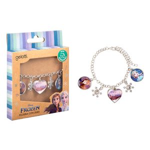 Pulsera cadena con dijes Frozen - Caja de 6 unidades