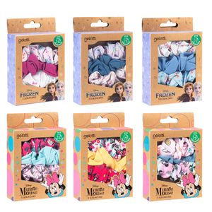 Set de 3 scrunchies mix Disney (Frozen y Minnie) - Caja de 6 unidades