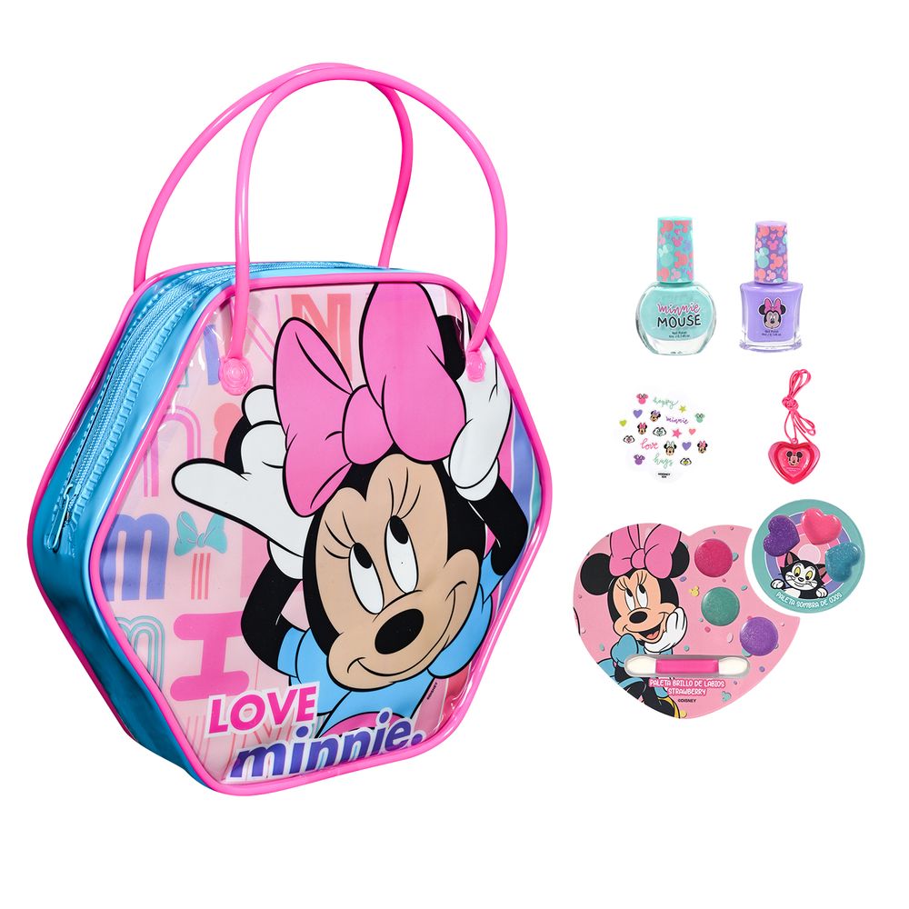 Cartera  Minnie Mouse con Maquillaje - Caja 6 Unidades