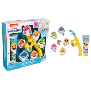Set de Baño Baby Shark Shampoo + juego de pesca entretenida - Caja de 6 unidades