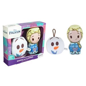 Set de Baño Frozen - Shampoo 2 en 1 ELSA + Esponja de baño OLAF - Caja de 6 unidades