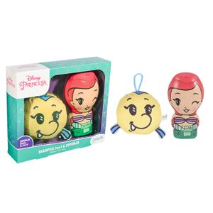 Set de Baño Ariel - Shampoo 2 en 1  ELSA +  Esponja de baño  Flounder- Caja de 6 unidades