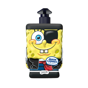 Jabón Líquido Bob Esponja pirata 300ml  - Caja 12 Unidades