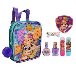 Set de maquillaje 2 ESMALTE+ SOMBRAS+ 2 LIP BALM MOCHILA SKYE - 6 unidades
