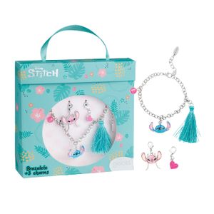 Set de Joyeria STITCH pulsera con 3 charms - brazalete + 3 charms stitch