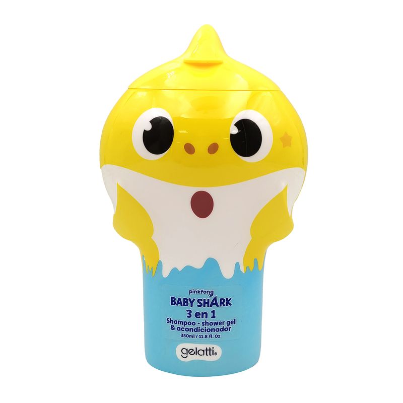 52636 SHAMPOO 3en1 BABY SHARK -C2- GELATTI 12x350ml