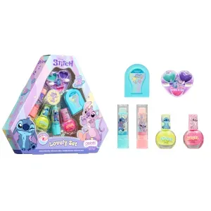 STITCH - 2 Nail Polish + 2 Lip Balm + 1 Hair Chalk Clip + Eyeshadow Palette