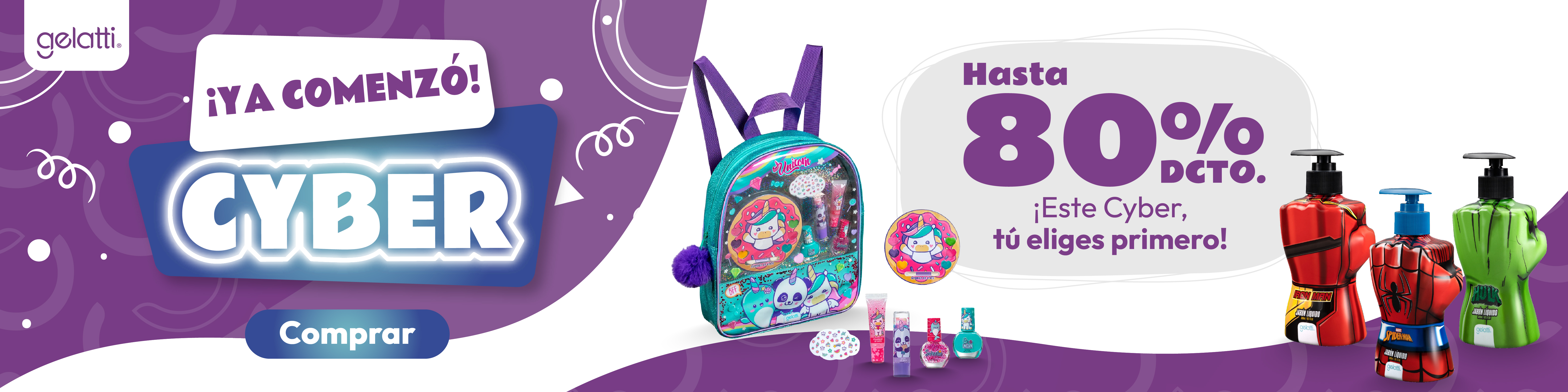 Cyber con hasta 80% de descuento